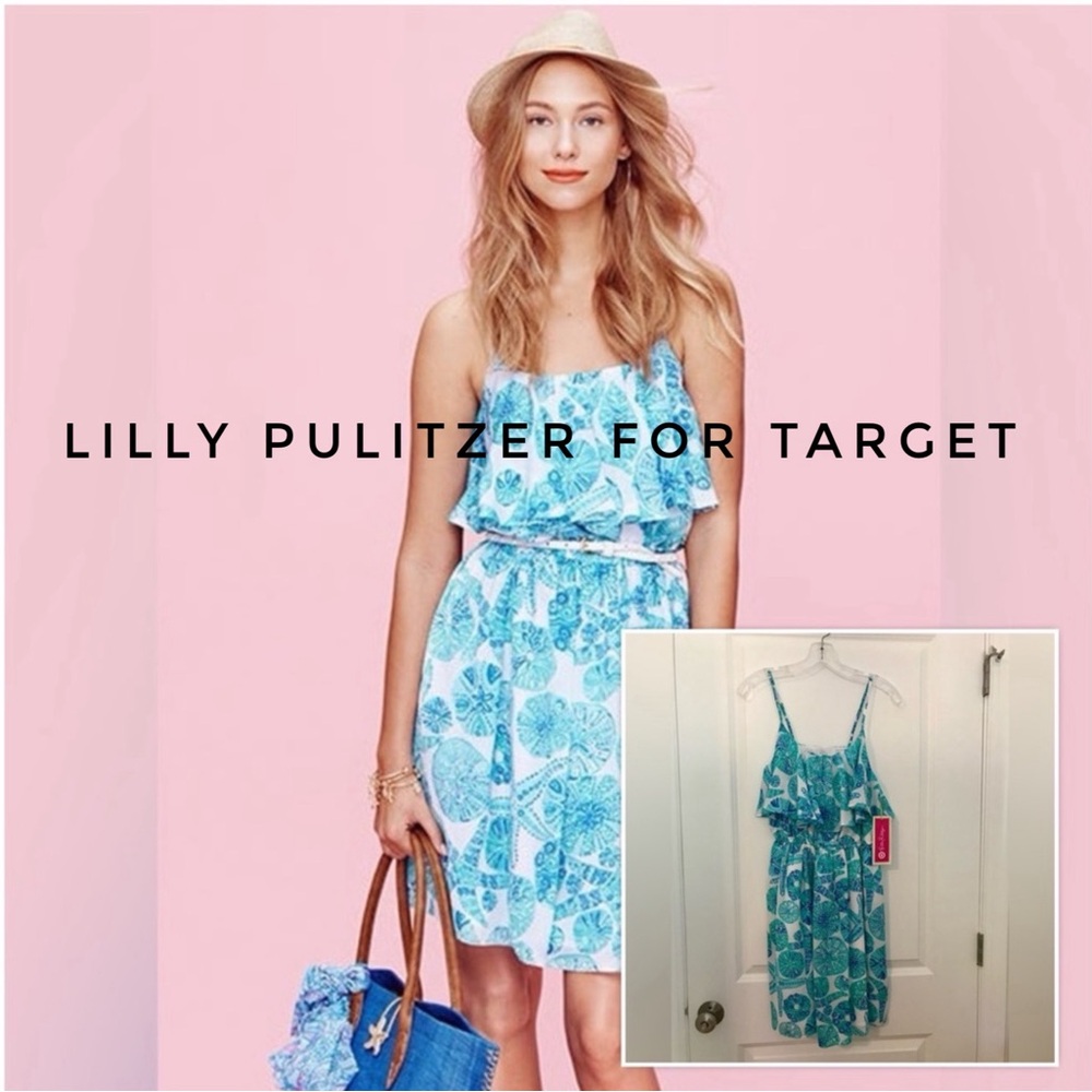LILLY PULITZER for Target Flounce Dress in Sea Urchin For You